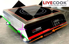 5kw Black Commercial Induction cooktop, Model Name/Number: Lc - Tth