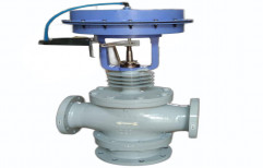 Flanges Steam Pneumatic Diaphragm Control Valve, Valve Size: 5 inch