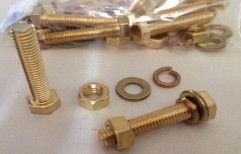 Hexagonal Etching Aluminium Bronze Bolt Nut And Washers, For Industrial, Size: M6-M20