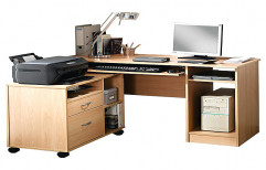 Jain Furniture L Shape Wooden Computer Table For Office, Size: 48 X 24 Inch