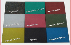 Multicolor Normal Printing Gym Rubber Tiles