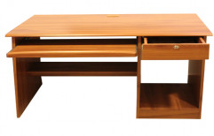Plywood Computer Table, With Storage