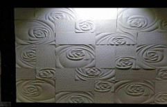 White Floral Stone Mosaic Tile, Size: Medium, Thickness: 20mm