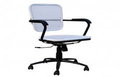 WHITE Low Back Executive Rolling Chair
