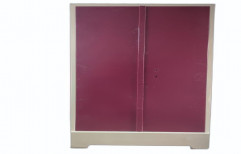 With Locker Double Door Steel Almirah, 4 Shelves, Without Mirror