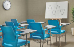 Godrej Standard Colors Writing Pad Chairs, Size: 57.5 W x 67.8 D x 84.5 H cm