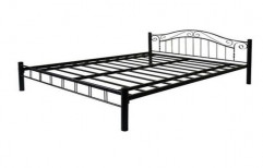 Metal Double Bed, Without Storage