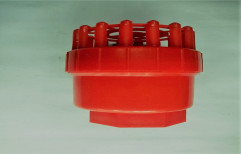 Red Plastic PVC Foot Valve, Size: 15mm - 150mm