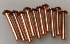 Round Head Copper Rivets, Size: 6 mm