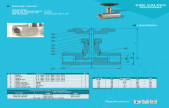 Stainless Steel High Pressure 6000psi SS Needle Valve, Screwed End Type, Size: 15mm To 50mm