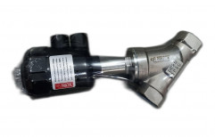 Stainless Steel Pneumatic Angle Valve, Valve Size: 1/8 inch