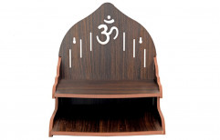 Teak Wood Brown Wooden Temple for office or home
