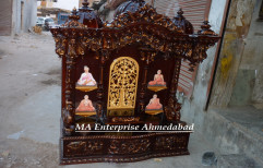 Teak Wood Designer Wooden Temple