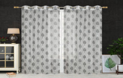 Cotton Floral Texture Net Curtains