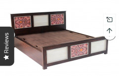 King Size Wooden Double bed, With Storage