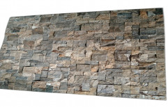 Matt Grey(Base) Natural Stone Mosaic Wall Cladding Tile, Thickness: 15mm