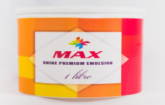 Max Shine Premium Emulsion, For Exterior Or Interior Walls