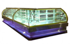 Outils SS,Glass Sweet Display Counter, For Commercial