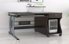 Particle Board Computer Work Table, With Storage