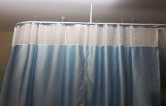 Plain Satin Hospital Curtain, Size: 48" X 72"