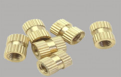 Round Brass Inserts, For Pipe Fitting, Size: 5mm