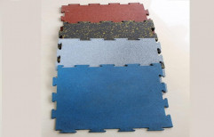 Rubber Interlocking Tile