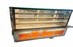 Stainless Steel Sweet Display Counter, For Shop