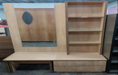 Teak Wood Dressing Table, With Stool