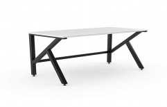 Black And White 10 kg Stainless Steel Computer Study Table, For Home, Size: 60x120x cm