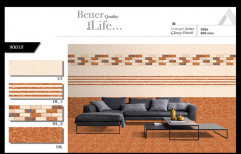 Capston Glossy 8 x 24 Ceramic Wall Tiles, Living Room