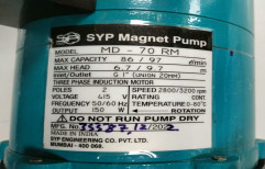 E-TFE Magnetically Driven Pumps, 86 / 97 Litres, Model Name/Number: MD-70RM