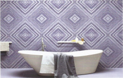Gloss Ceramic Mosaic Bathroom Wall Tiles, Thickness: 8mm