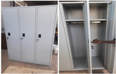 Mild Steel MS 3 Door Office Almirah