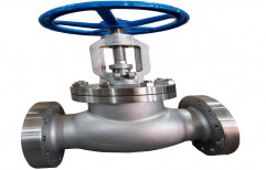 Polished Stainless Steel Silver Globe Valve, For Gas Pipeline Fitting, Valve Size: 7 inch
