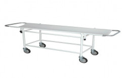 Quick Fab Mild Steel Stretcher Trolley, For Hospitals