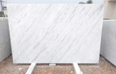 Rectangular White Marble Slab, For Flooring