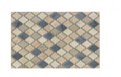 White Ceramic Drift Mix Designer Floor Tiles