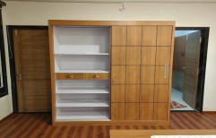 Wooden Wardrobes Interiors Designing Services, With Locker