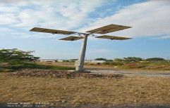 Mild Steel Solar High Mast Lighting Pole, For Outdoor, 9m
