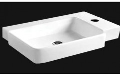 White Ceramic 1651 Wash Basin