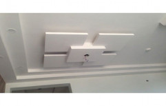 White Coated POP False Ceiling, for Office, Thickness: 1 mm