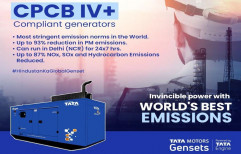 100 Kva Tata Silent Diesel Generator - CPCB-4 TATA MOTORS GENSET