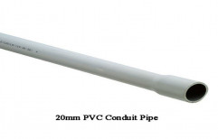 20mm White PVC Conduit Pipe, For Plumbing