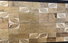 Leaf Design Stone Wall Cladding, Material: Marble, Thickness: 9mm