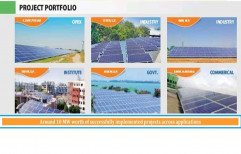 Solar Rooftop On Grid System, For Commercial, Industrial, Residential, Capacity: 3KW-1MW, 30W-50KW