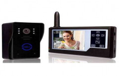 Touch Screen Black Kamboj Video Door Phone With Antenna, For Security, Lock