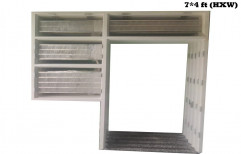 White Mild Steel Door Window Frame
