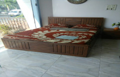 Teakwood Queen Size Box Bed