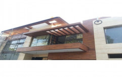 Natural Wooden HPL Exterior Wall Cladding Panels, Thickness: 6mm