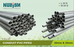 Nuejen Gray 3m PVC Conduit Pipes, For False Ceiling, Size: 20 mm